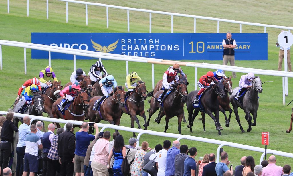 Starman cuts through the field to land the Darley July Cup